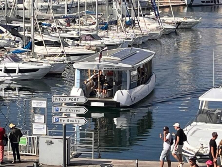 شقة T4 Marseille Vue Imprenable Sur Vieux Port المظهر الخارجي الصورة